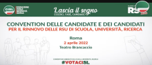 Convention delle candidate e dei candidati RSU