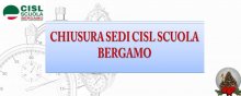Chiusura sedi  Cisl Scuola Bergamo periodo natalizio