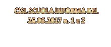 Cisl Scuola Informa del 26 giugno 2017