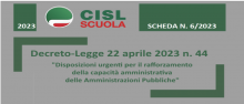 Decreto legge 22 aprile 2023 n 44