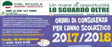 Orari della Cisl Scuola Bergamo per l'anno scolastico 2017 2018