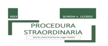 PROCEDURA STRAORDINARIA